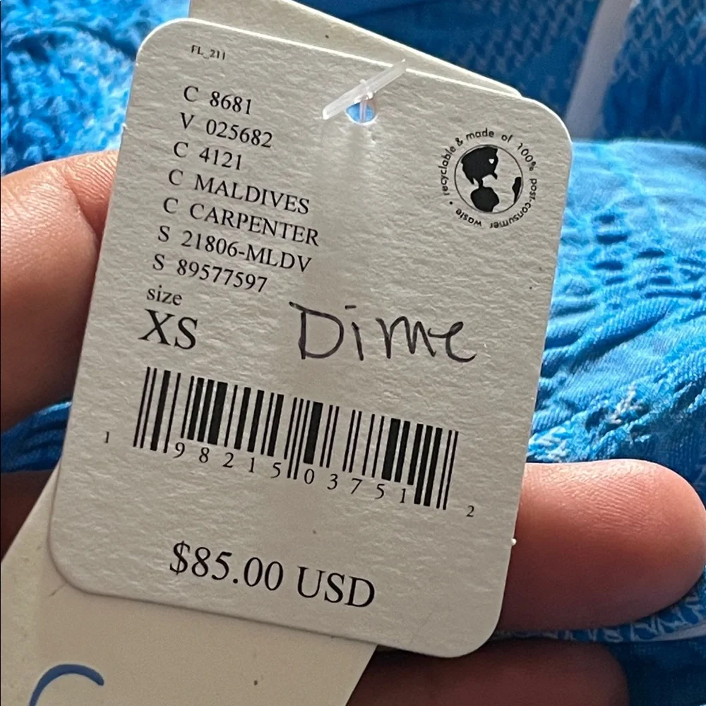 ▪️NWT Seea for Free People Georgia Bikini Bottom in Maldive